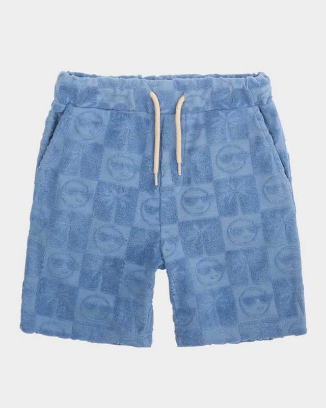 Boy's Resort Palm Tree Shorts, Size 2-10
